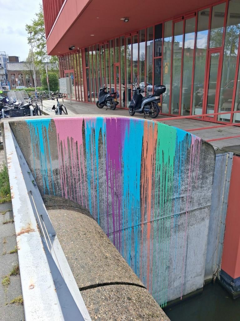 AMSTERDAM STREETART BEAUTY Fotoproject Irene Beuker Orloff, Ophalen of Verzenden