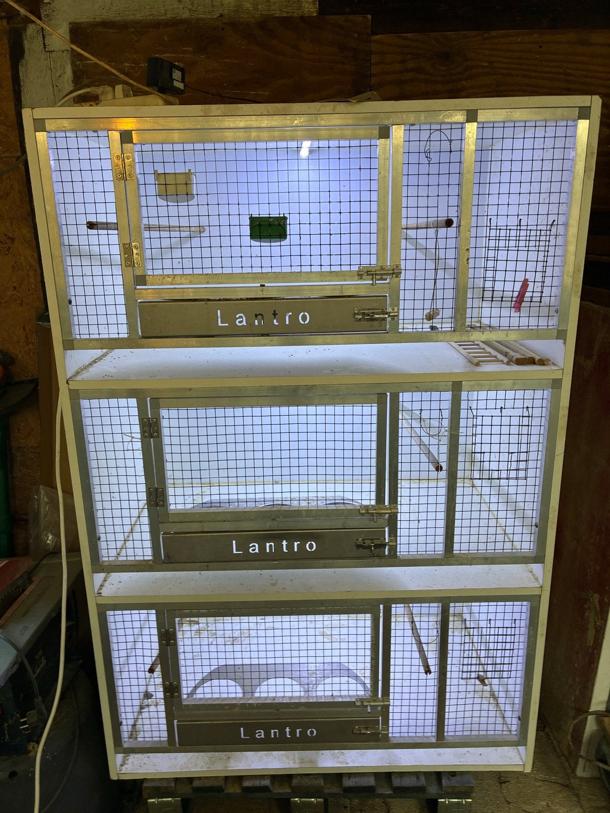 Broedhokken en vlucht, Dieren en Toebehoren, Vogels | Hokken en Kooien, Ophalen, Aluminium, Volière