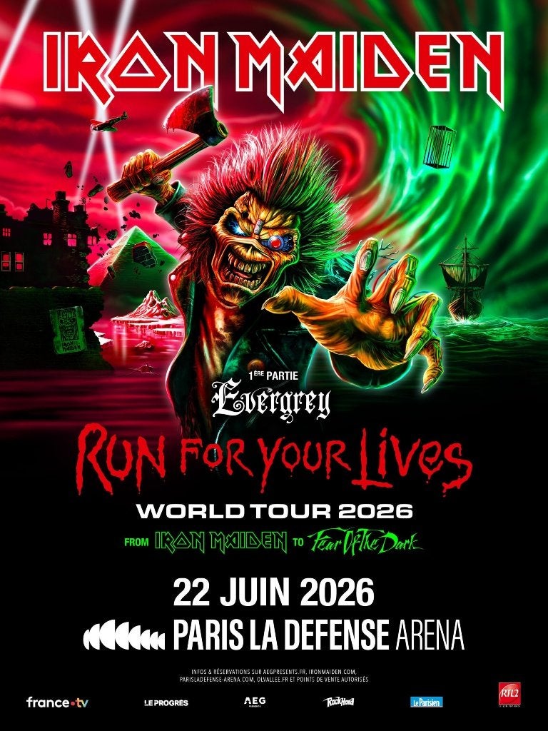 Iron Maiden tickets Parijs 22 Juni, Tickets en Kaartjes, Twee personen, Juni, Hard Rock of Metal