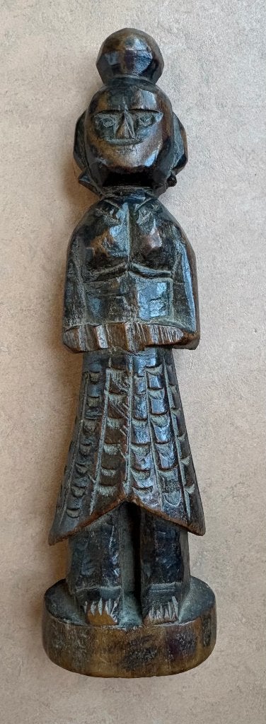 Mooi houten beeldje, Thailand / Siam, Hout, Bruin, 23 cm, Ophalen of Verzenden