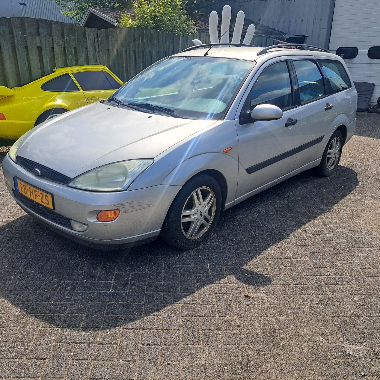 Ford Focus 1.6I 74KW 2001 Grijs, Auto's, Ford, Bedrijf, Focus, Benzine, B, Stationwagon, Handgeschakeld, Origineel Nederlands