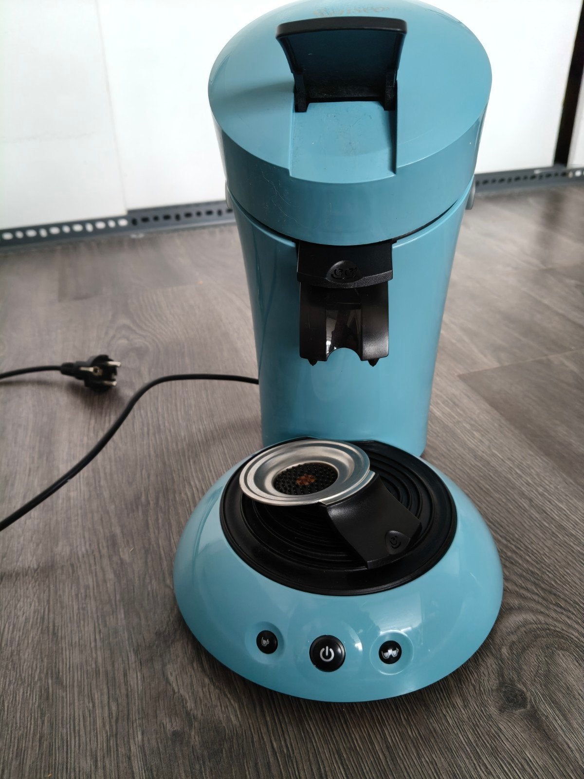 Philips Senseo koffiezetapparaat - Blauw, Ophalen, Koffiepads en cups, Koffiemachine, Zo goed als nieuw
