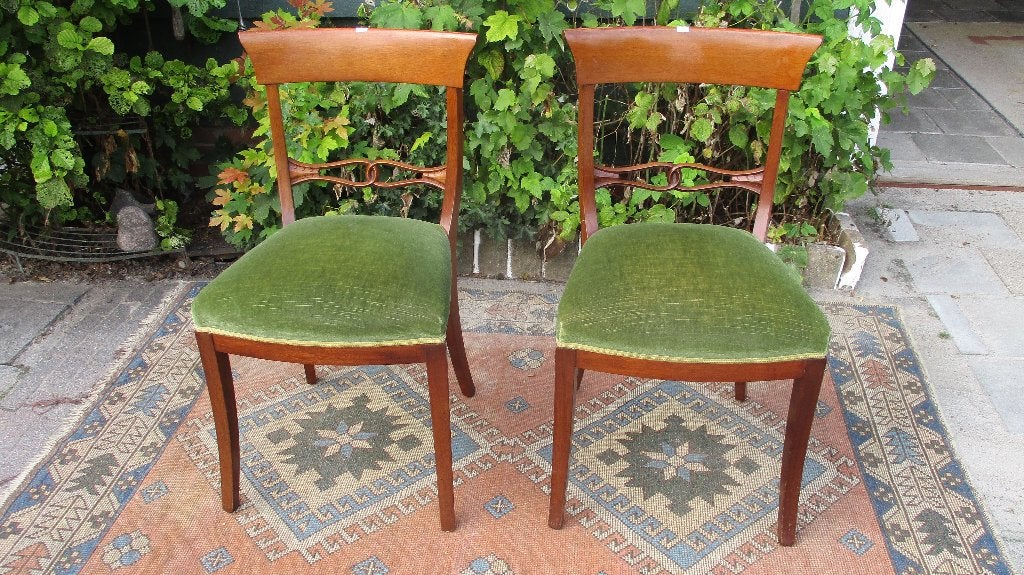 biedermeyer stoel - stoel 4x - mahonie, Ophalen