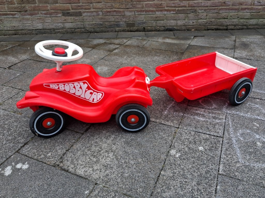 Bobby Car Classic - Loopauto + laadkar, Ophalen, Zo goed als nieuw, Loopvoertuig