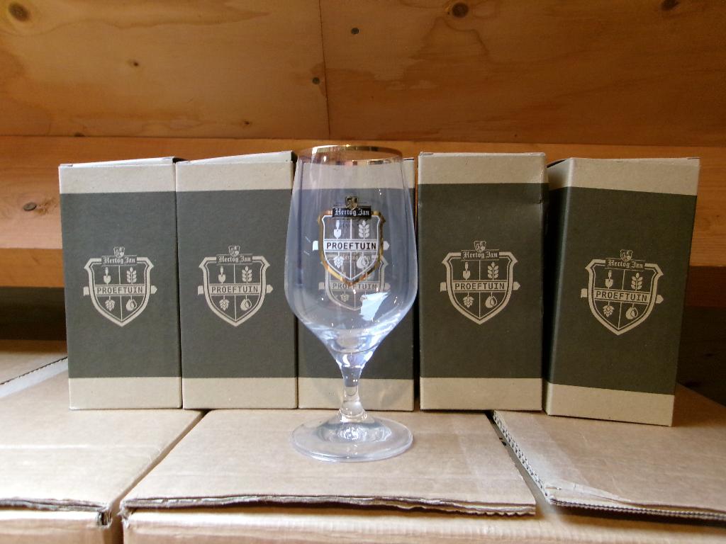 Hertog Jan proeftuin glazen, Verzamelen, Ophalen of Verzenden, Nieuw, Glas of Glazen, Hertog Jan