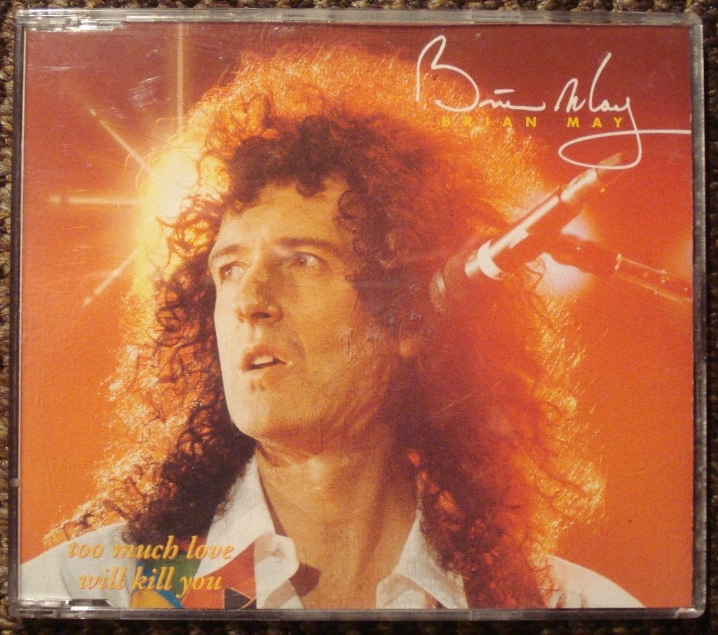 CD-Single: Brian May ‘Too Much Love Will Kill You’ Queen, Ophalen of Verzenden, Zo goed als nieuw, Rock en Metal