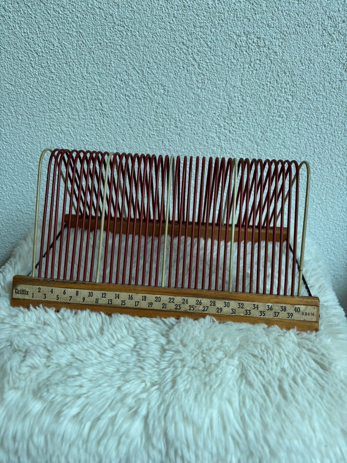 Retro platenrek Griffix voor 40 platen/singles, Ophalen of Verzenden, Huis en Inrichting