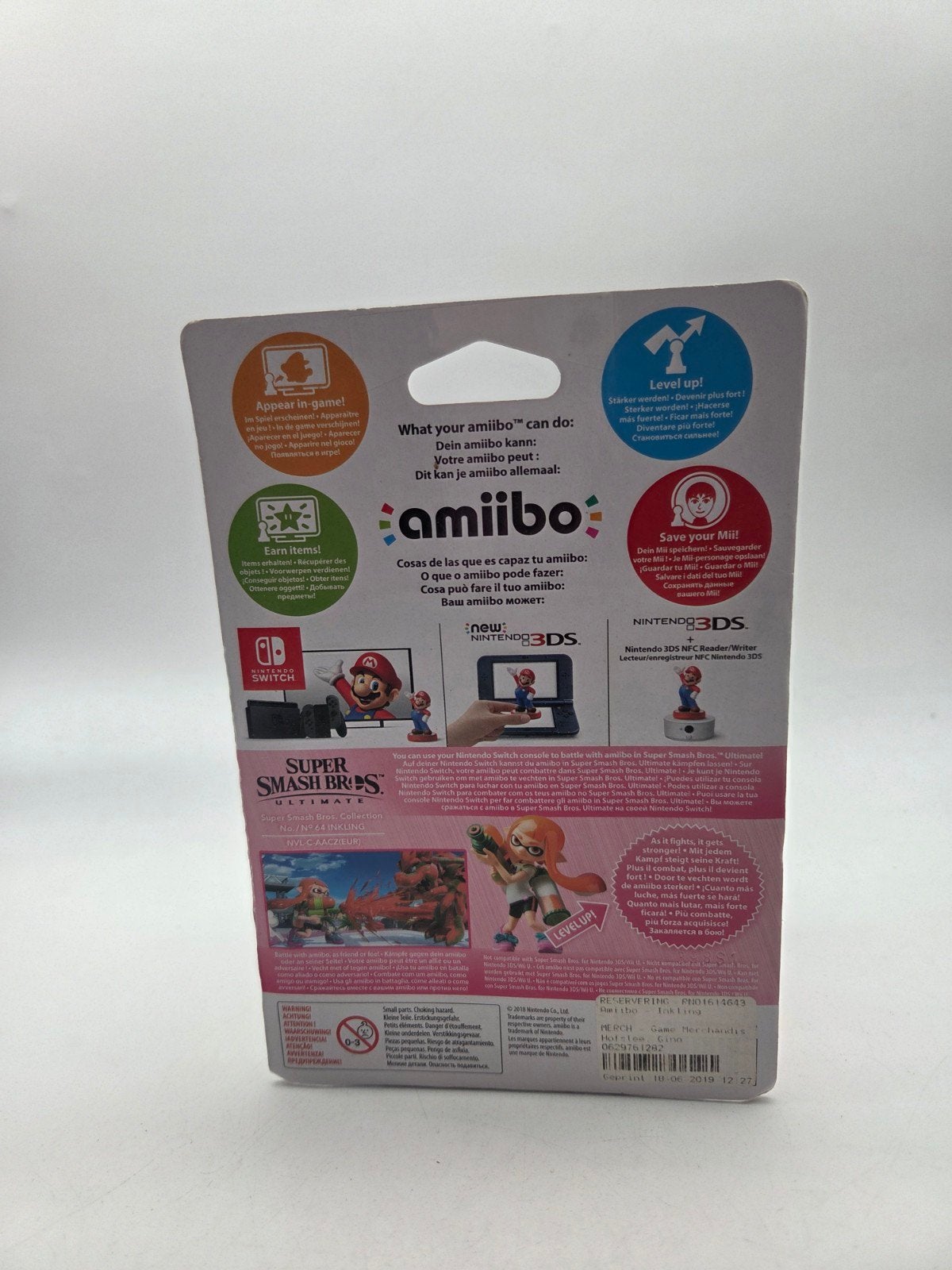 Nintendo amiibo Inkling (Super Smash Bros. Collection), Support@nintendo.com, Nieuw, Ophalen of Verzenden, 11-1 Kamitoba Hokodate-cho, Minami-ku, Kyoto 601-8501, Japan