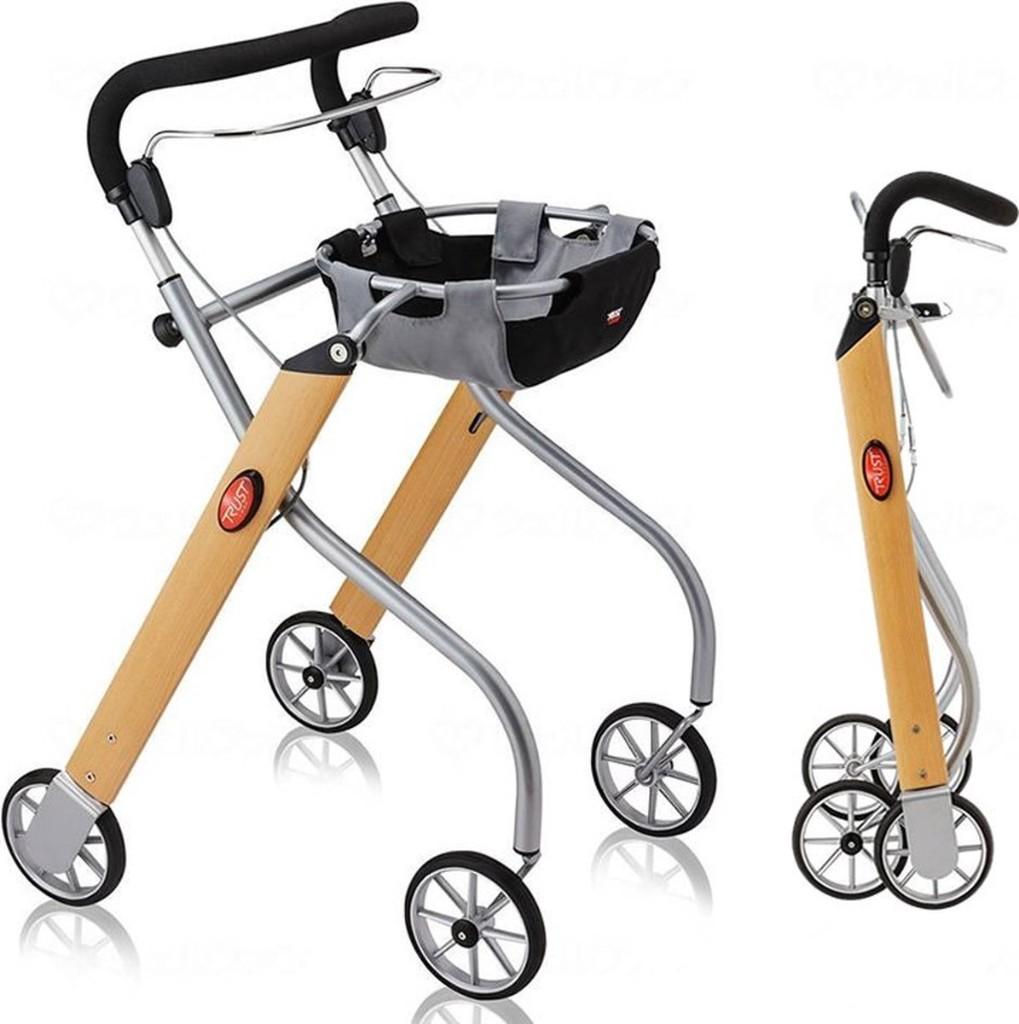 Lichtgewicht rollator Trust Let’s Go indoor, Ophalen, Opvouwbaar, Zo goed als nieuw
