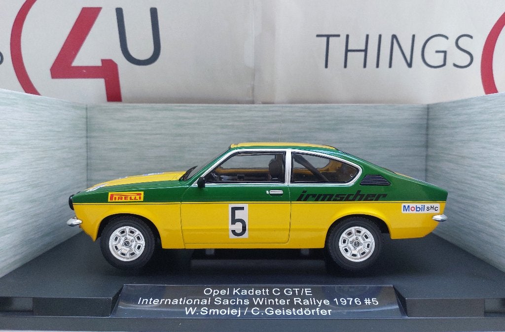MCG 1:18 Opel Kadett C GT/E No.5, International Sachs, Ophalen of Verzenden, Nieuw, Auto, Overige merken