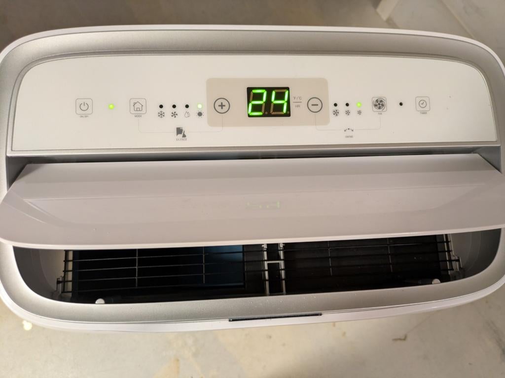 Rowenta airco mobiel zgan, Ophalen, Minder dan 60 m³, 3 snelheden of meer, Zo goed als nieuw