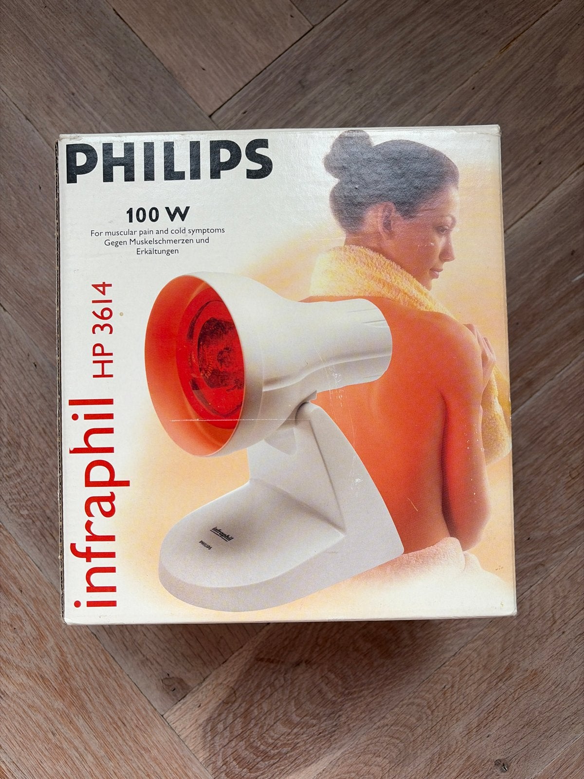 Philips Infraphil HP 3614 Infraroodlamp 100W, Ophalen of Verzenden, Gebruikt, Overige typen