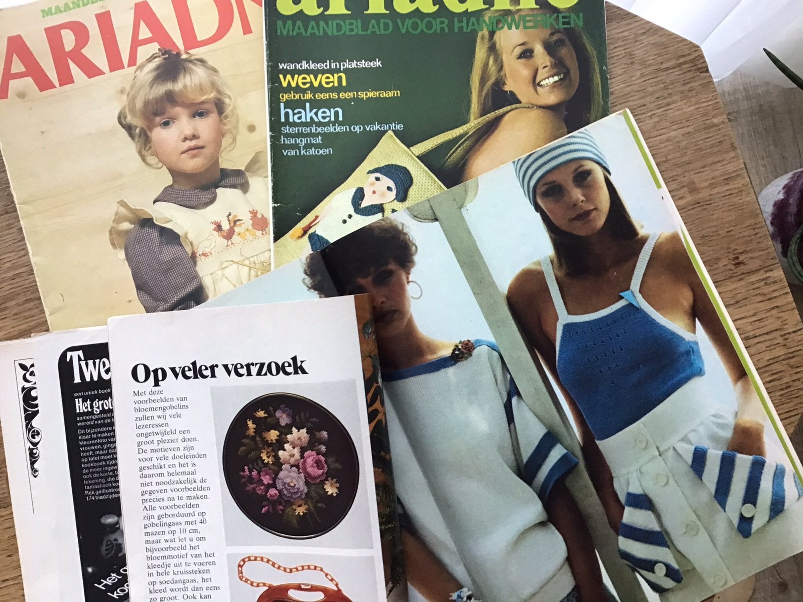Ariadne 1975–1976–1977–1978–1980., Ophalen of Verzenden, Breien of Haken, Patroon of Boek
