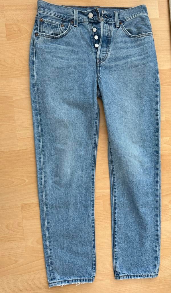 LEVI’S 501 STRAIGHT LEVI’S 501, Ophalen of Verzenden, Zo goed als nieuw, Blauw, W28 - W29 (confectie 36)