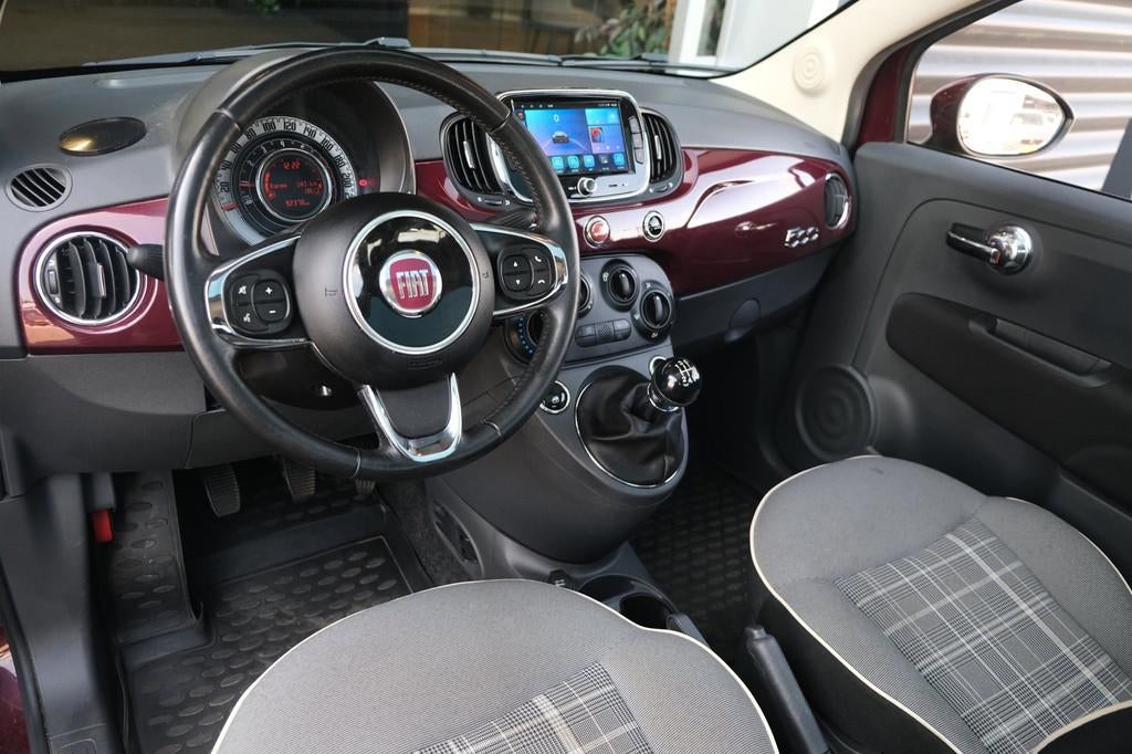 Fiat 500 S 1.2 69PK Airco Pano Led, Voorwielaandrijving, Stof, Gebruikt, 4 cilinders