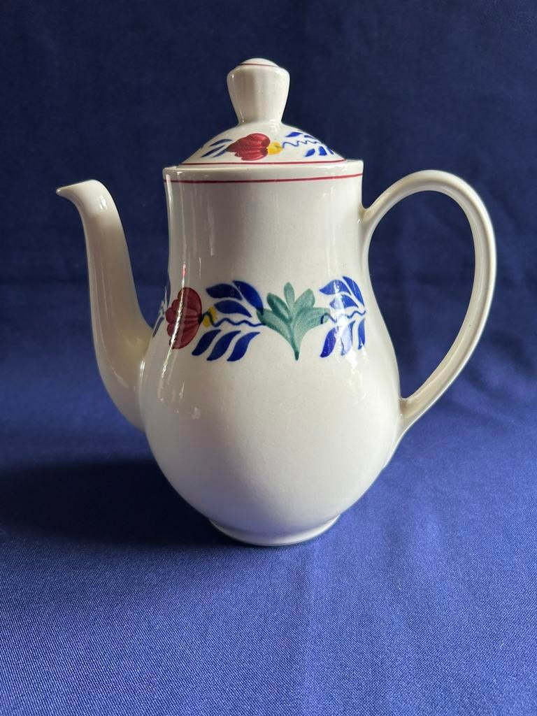 Boerenbont koffiepot, Gebruikt, Overige typen, Ophalen of Verzenden, Aardewerk