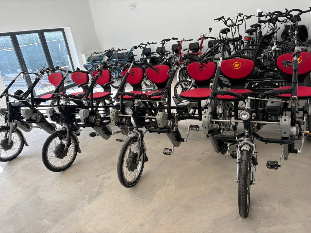 DUOFIETSEN met motor VEEL KEUZE : fun2go, Orthros+ garantie, Ophalen, Zo goed als nieuw, Fun2go van raam