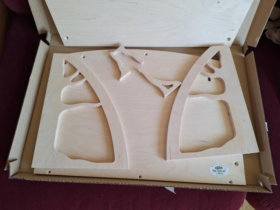 Houten seizoenstafel, klein, de Noest, Ophalen of Verzenden, Nieuw