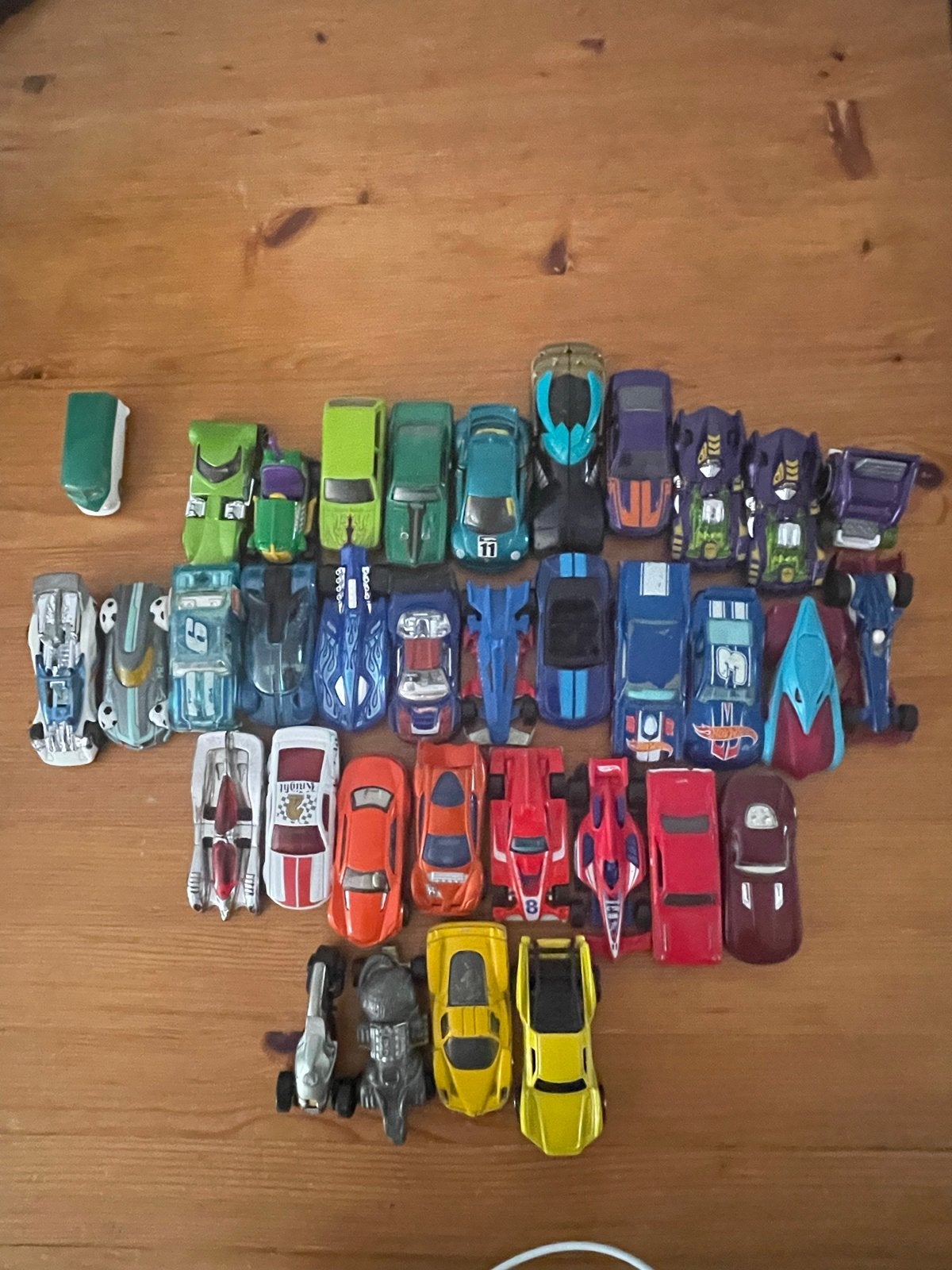 34 Hot Wheels en 1 Oude Lego Auto's - Speelgoed Collectie, Ophalen, Gebruikt