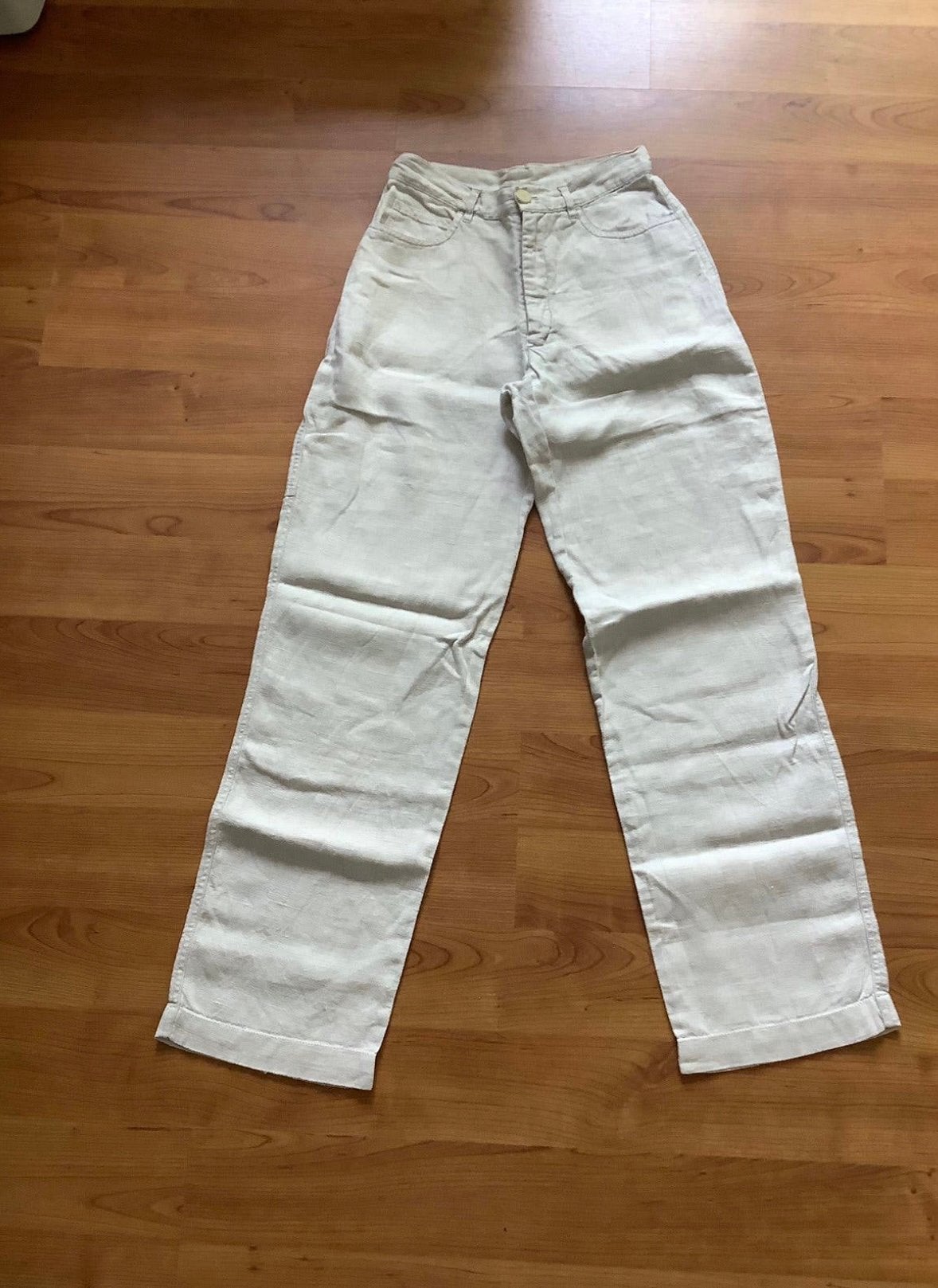 Linnen broek, Kleding | Dames, Beige, Ophalen of Verzenden, Maat 34 (XS) of kleiner, Lang