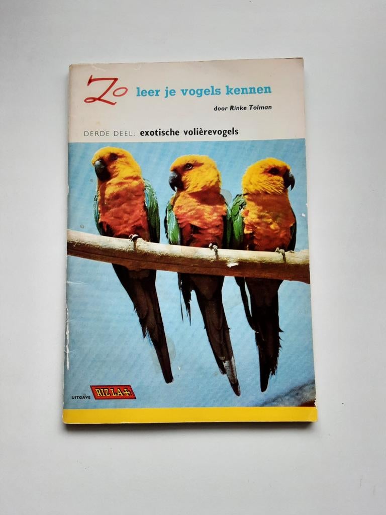 Rizla - Zo leer je vogels kennen deel 3, Boeken, Prentenboeken en Plaatjesalbums, Ophalen of Verzenden, Zo goed als nieuw