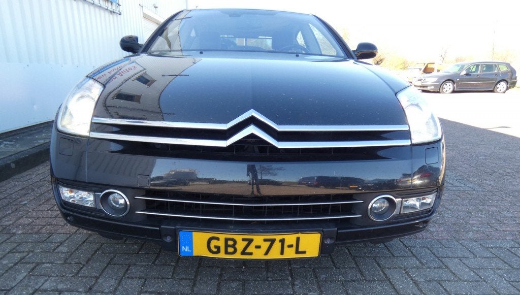 Citroen C6 2.7 HDIF V6 EXCLUSIVE Automaat,Leer,Navi,Stoelver, Auto's, Citroën, Automaat, Gebruikt, C6, Zwart