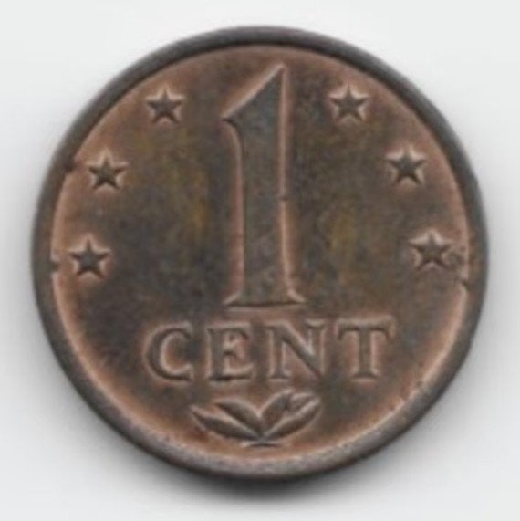 Nederlandse Antillen 1 cent 1973 KM# 8, Verzenden, Midden-Amerika, Losse munt