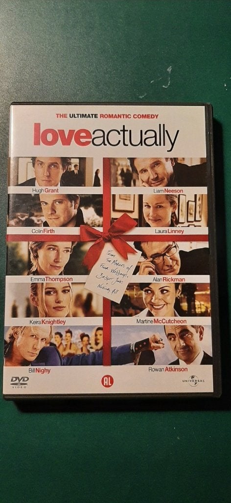 DVD Love actually, Alle leeftijden, Ophalen of Verzenden, Zo goed als nieuw, Romantische komedie