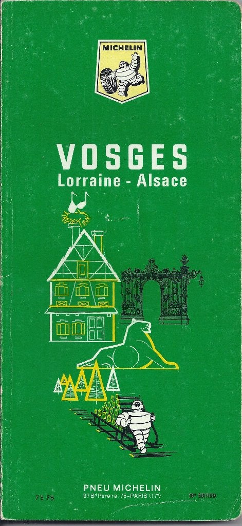 Pl498 michelin de groene gids vosges 1967 (vogezen)  --, Gelezen, Michelin, Europa, Ophalen of Verzenden