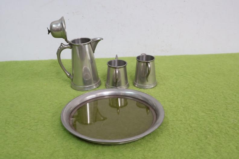 Tinnen koffieset, Ophalen of Verzenden