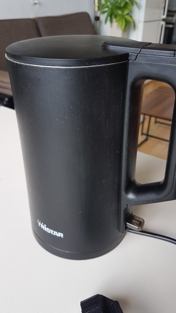 Snelkoker Waterkoker Tristar PD-8936Z Zwart dubbelwandig, 1 tot 2 liter, Ophalen of Verzenden