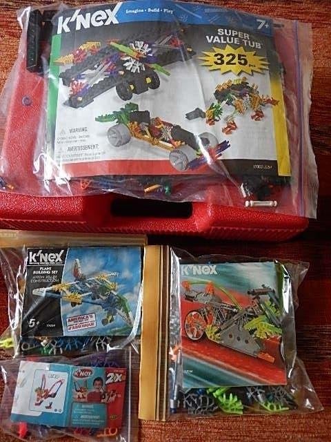 knex koffer met 4 sets, Ophalen of Verzenden, Zo goed als nieuw, K'nex