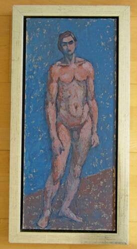 ==c a 1940 == ==staand mannelijk naakt ==, Ophalen of Verzenden