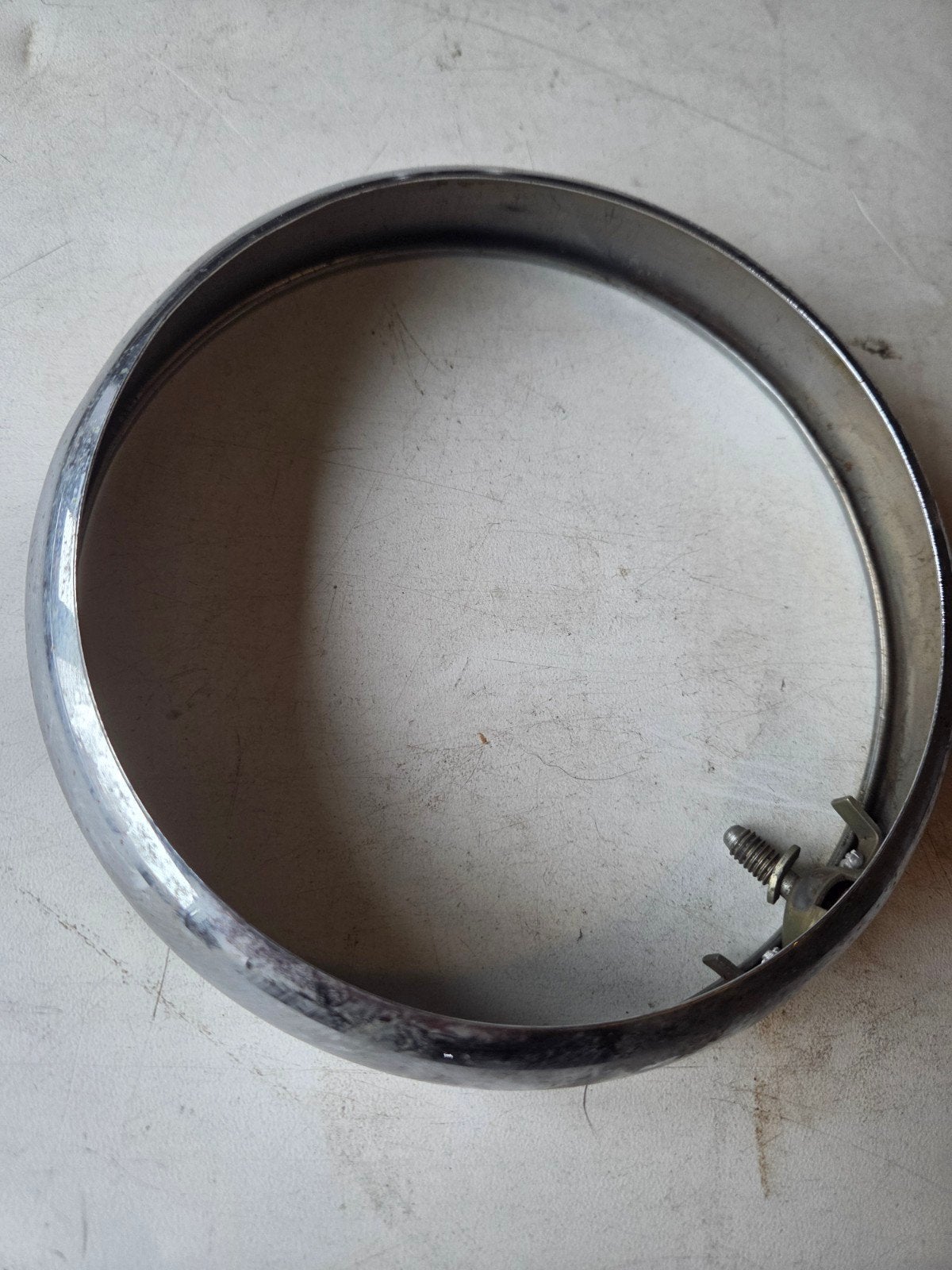 mz-rt-125 koplampring, Ophalen of Verzenden, Zo goed als nieuw, Zilver