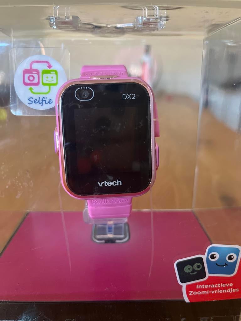 VTech Kidizoom Smartwatch DX2 Roze - Oplaadkabel inbegrepen, Ophalen of Verzenden, Nieuw, Roze, Meisje