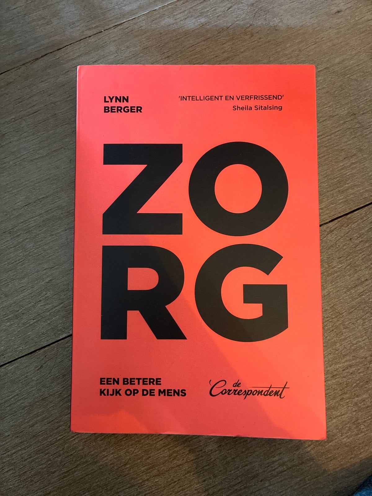 Lynn Berger – Zorg: Een betere kijk op de mens (De Correspon, Boeken, Verzenden, Zo goed als nieuw, Overige onderwerpen