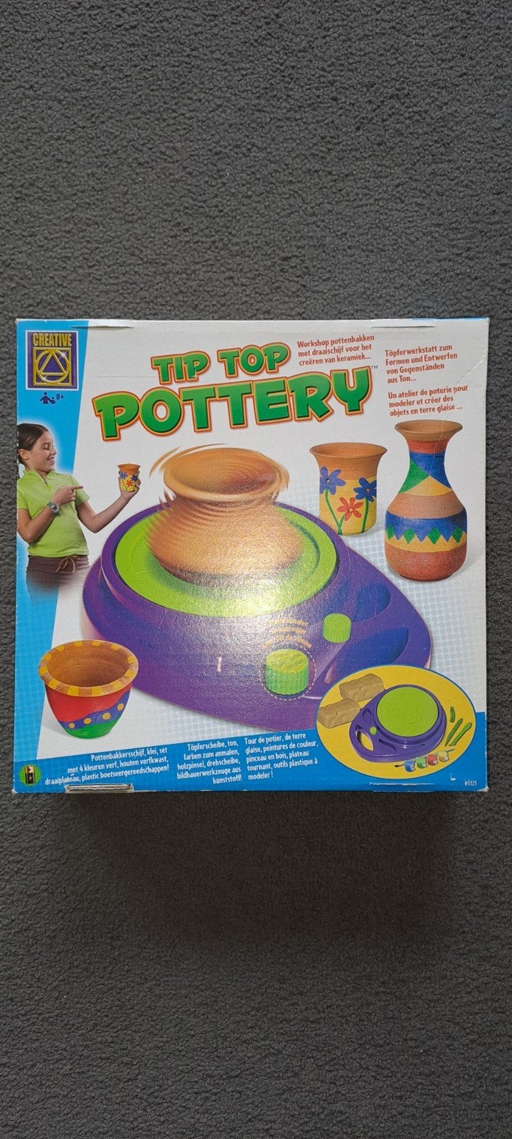 Tip top pottery boetseren kleien kleiset pottenbakken, Ophalen of Verzenden, Zo goed als nieuw