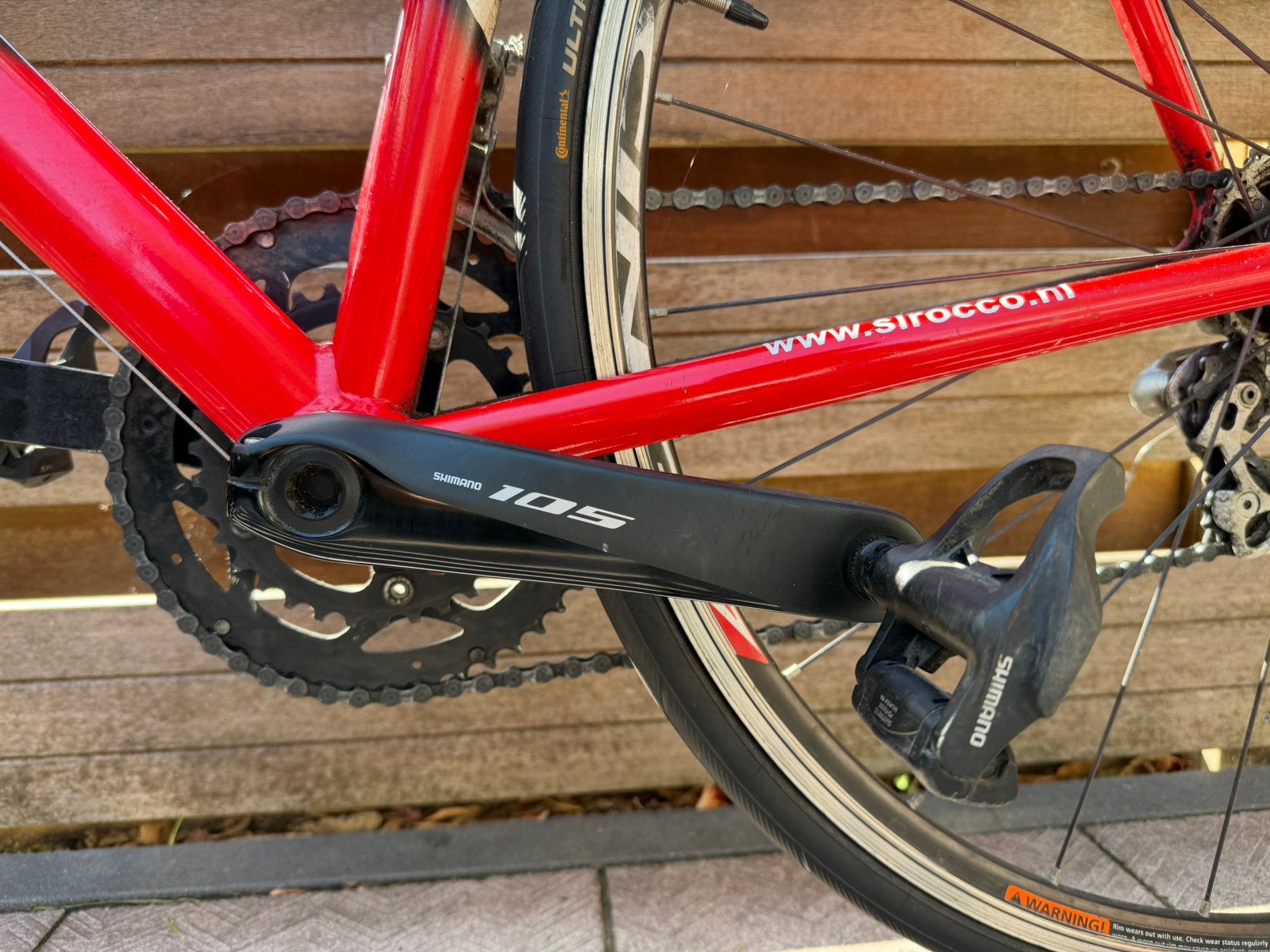 Foto 5 van Vintage Racefiets - Framemaat 54 - Sirroco