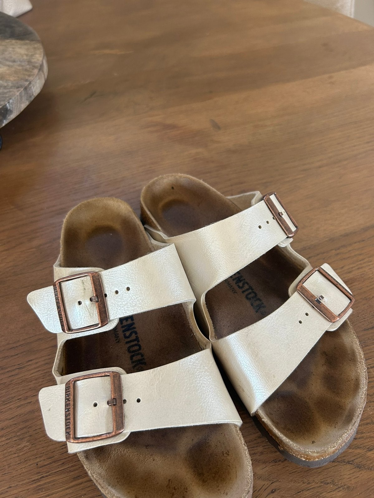 Birkenstocks mt 39, Verzenden, Gedragen, Slippers