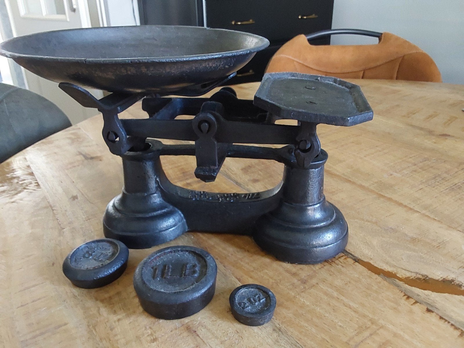 weegschaaltje antiek, Antiek en Kunst, Antiek | Gereedschap en Instrumenten, Ophalen of Verzenden