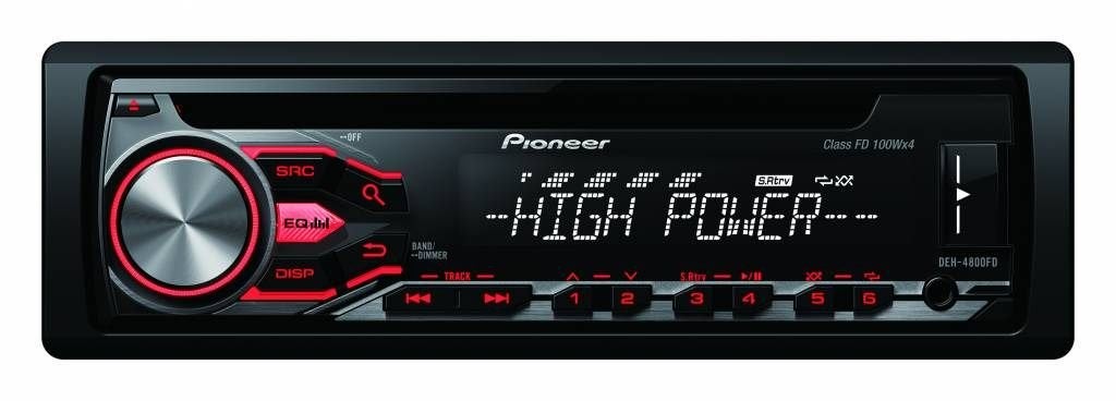 Pioneer DEH-4800FD - Autoradio - 4x 100Watt, Ophalen of Verzenden, Nieuw