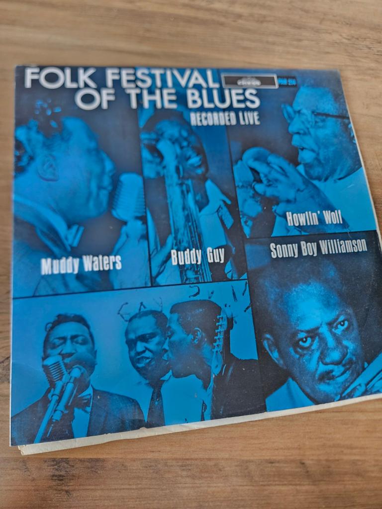 Folk Festival of the Blues LP - Muddy Waters, Howlin' Wolf, Cd's en Dvd's, Vinyl | Jazz en Blues, 1960 tot 1980, Gebruikt, Originele persing
