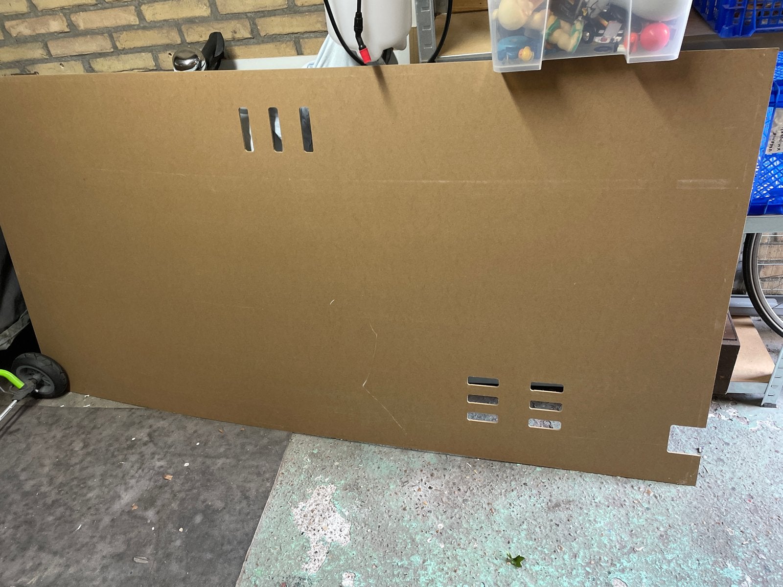 Hardboard plaat 200 x 110 cm, Doe-het-zelf en Verbouw, Ophalen, Minder dan 25 mm, Pallet, Minder dan 200 cm