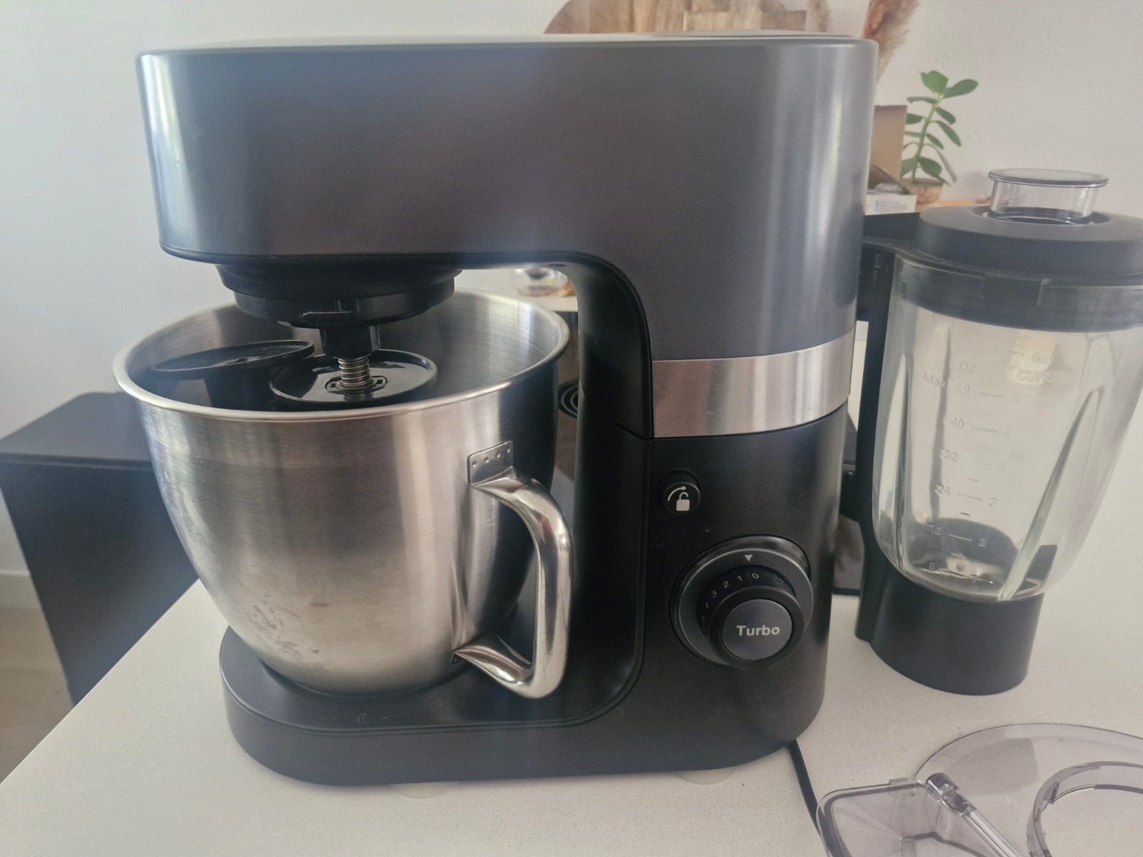 SILVERCREST Keukenmachine Premium XXL met blender, 4 liter of meer, 3 snelheden of meer, Ophalen of Verzenden, Zo goed als nieuw