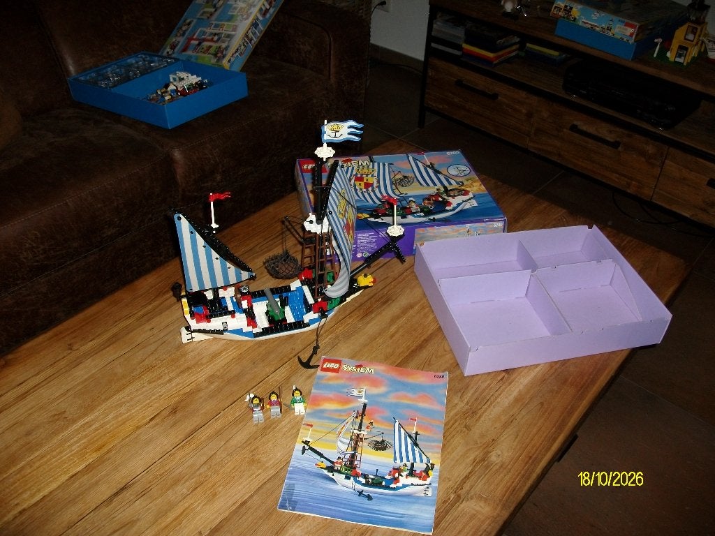 lego 6280 Armada Flagship met doos!!!!, Gebruikt, Lego, Inclusief accessoires, Complete set
