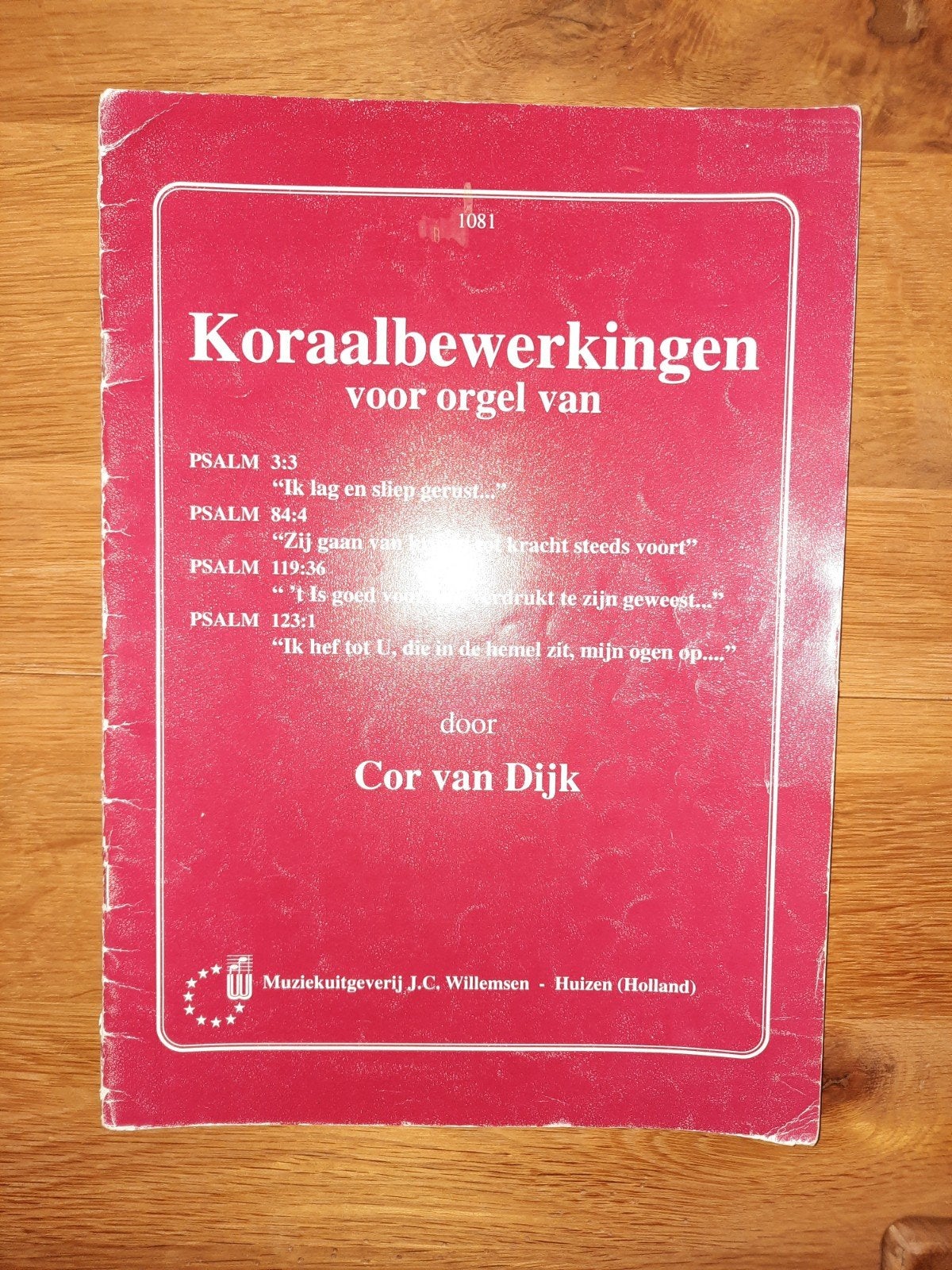 Koraalbewerkingen voor orgel-Cor van Dijk, Muziek en Instrumenten, Bladmuziek, Orgel, Gebruikt, Ophalen of Verzenden, Thema