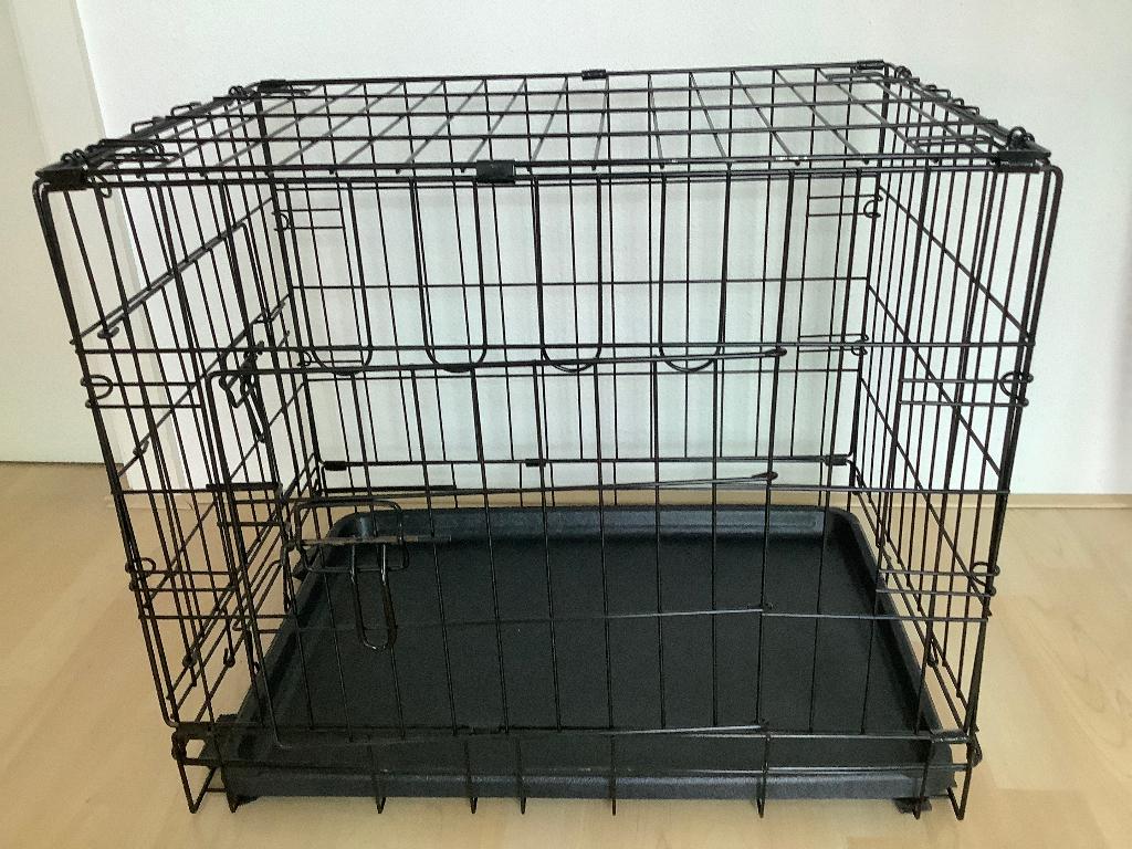 Metalen dier bench Kennel inklappbar 60x50x42 cm, Ophalen of Verzenden, Gebruikt