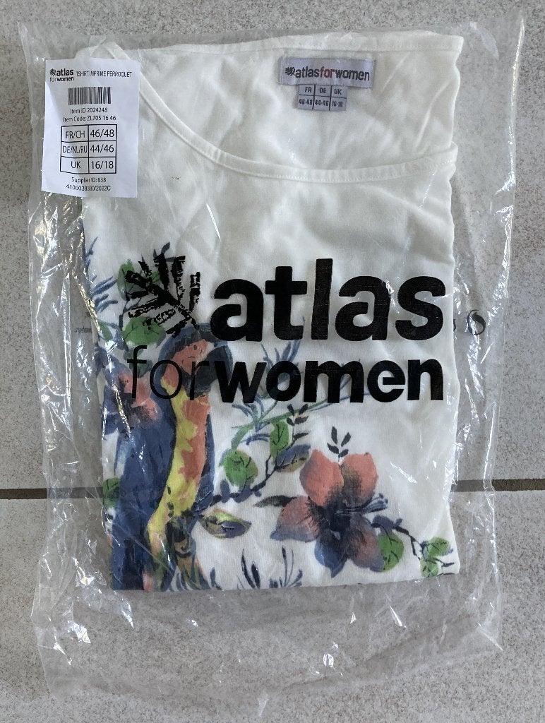 mooi Shirt T-shirt Top 44 Atlas For Women met ¾ mouw NIEUW, Kleding | Dames, Overige kleuren, Maat 42/44 (L), Nieuw, Ophalen of Verzenden