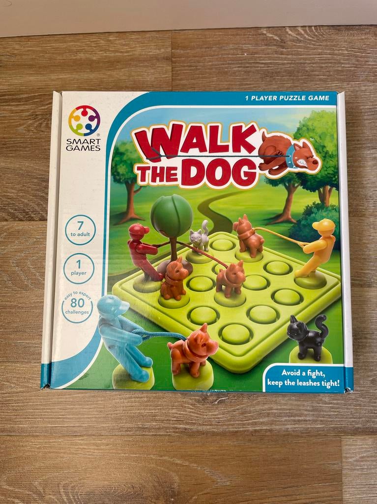 SmartGames Walk the Dog - Logisch denkspel voor 1 speler, Ophalen of Verzenden, Zo goed als nieuw, Jongen of Meisje
