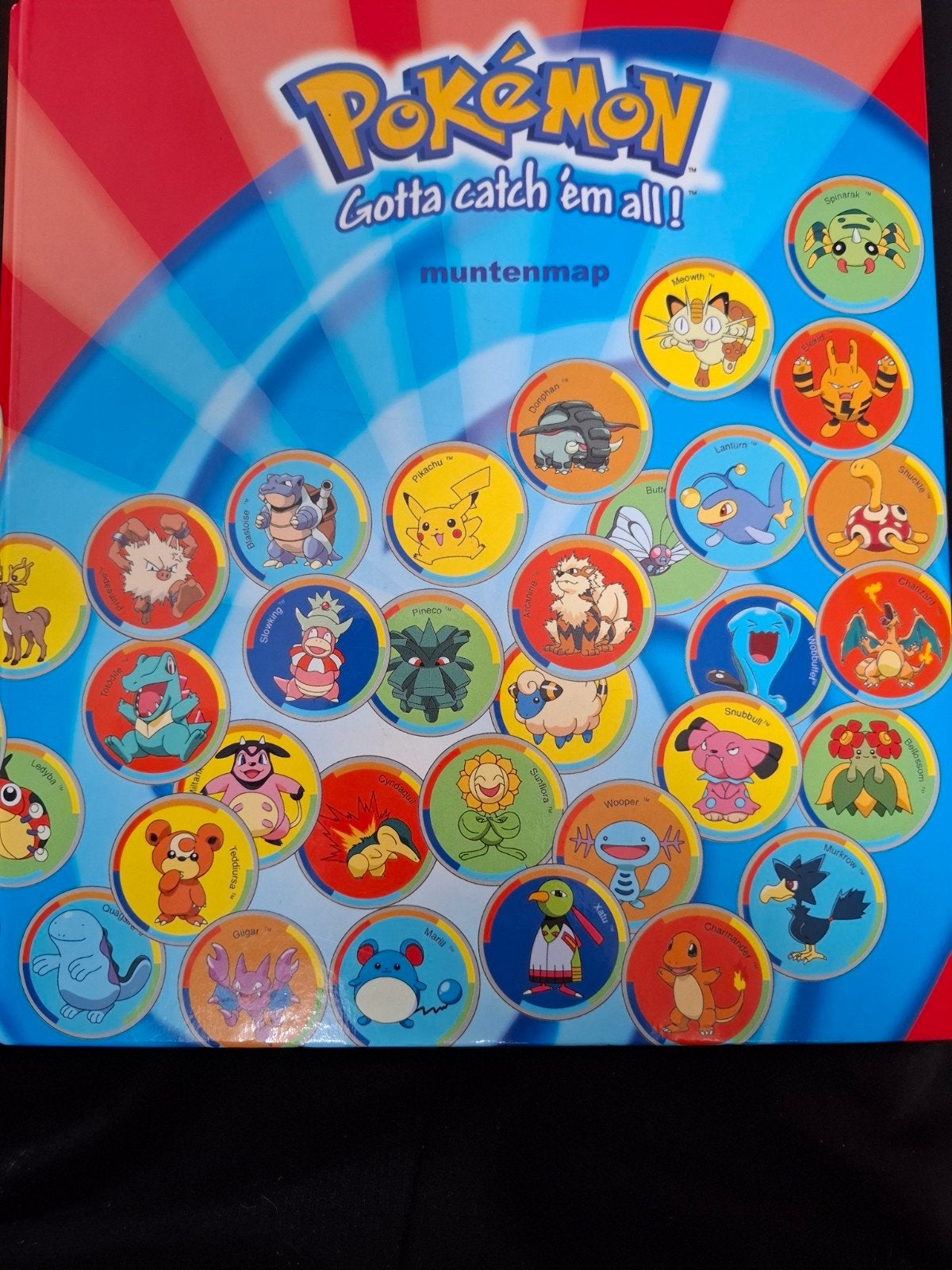 Complete map van 96 Pokémon munten (serie 1 & 2), Ophalen of Verzenden, Zo goed als nieuw, Overige typen